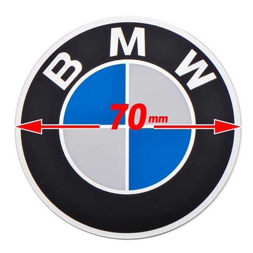 BMW Emblem (26.7mm) - BMW F Bike, K Bike, Oilhead; 52 53 7 686 463 / BMW