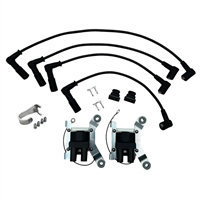 Ignition Coil and Plug Wire Set - BMW K1, K100, K1100; 12 13 1 459 890, 12 13 1 459 513 / EnDuraLast