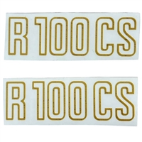 Battery Cover Decal Set, Gold for BMW R100CS, 51 14 2 301 021  / Heritage Stickers