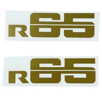 51 14 2 301 027,51142301027, R65 Battery Cover Decal Gold,R65ST Battery Cover Decal Gold