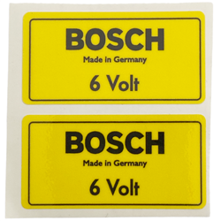 Bosch 6v Coil Stickers for BMW Airheads / EnDuraLast