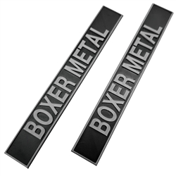 Engine Identification Plate Set for /6 & /7,  "BOXER METAL" / Boxer Metal