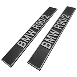 Engine Identification Plate Set for R90/6 engine in /2 frame Conversion,  BMW R90/2/ Boxer Metal