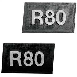 Engine Identification Plate Set R80 / Boxer Metal