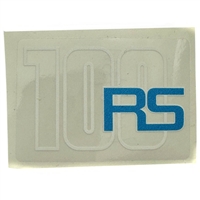 Tail Badge, Silver Blue for BMW R100RS, 52 53 1 235 872  / Heritage Stickers