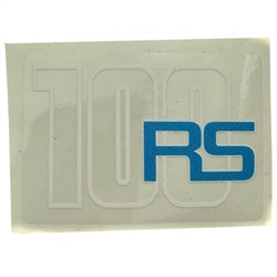 Tail Badge, Silver Blue for BMW R100RS, 52 53 1 235 872  / Heritage Stickers