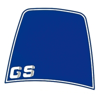 51 14 2 303 907,51142303907,R80GS blue wind deflector sticker,R100GS blue wind deflector sticker