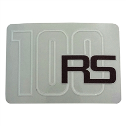 Tail Badge, White-Brown for BMW R100RS  / Heritage Stickers