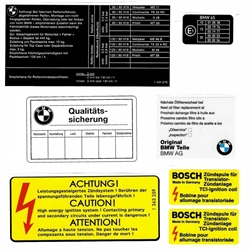 Complete Sticker Kit for Monoshock BMW R65 1985-1993 / Heritage Stickers