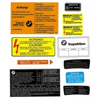 Warning Sticker Kit for BMW R100RS Late / Heritage Stickers