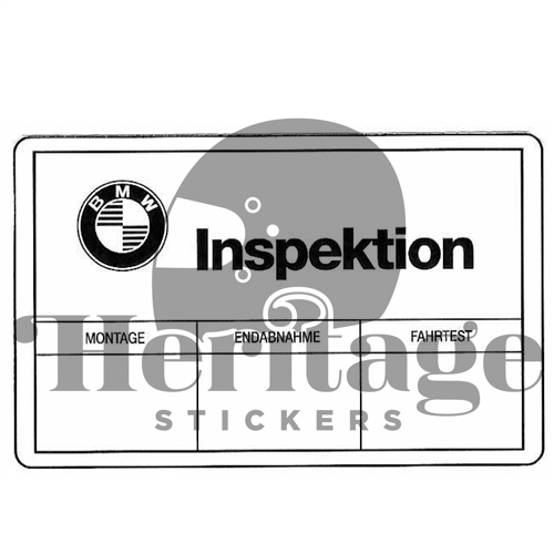 Warning Sticker Kit for BMW R100/T / Heritage Stickers