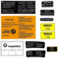 Warning Sticker Kit for Second Series BMW R90S / EnDuraLast