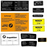 Warning Sticker Kit for Third Series BMW R90S / EnDuraLast