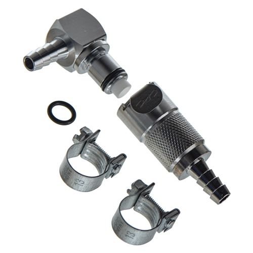 Quick Disconnect Fuel Hose 90° Coupling - 2 Piece for 1/4