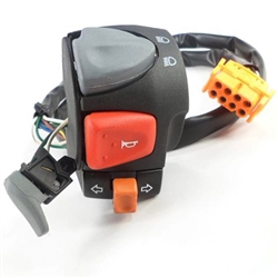 61 31 7 650 281,61317650281,G650GS left side heated combination switch,F650GS Dakar left side heated combination switch,F650GS/M left side heated combination switch,F650GS left side heated combination switch, F650GS/M left side heated combination switch