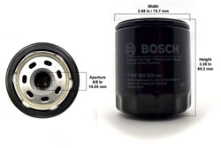 BOSCH BMW R K Oil Filter 11 42 1 460 845 Bosch Part 72161WS