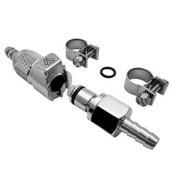 Quick Disconnect Fuel Hose Coupling Kit Metal 7mm - BMW Airhead, K Bike, Oilhead / INSYNC