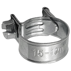 bmw hoseclamp; clamp; small hose clamp; fuel line clamp; stainless steel clamp; bmw fuel hose clamp