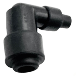 Spark Plug Wire Cap, 0 resistance - BMW Airhead; Black Plastic / , zero resistor caps, bmw spark plug wires zero res, lzfh, ngk cap lzfh, ngk no resistor spark plug cap,