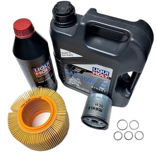 BMW R850RT, R, R1150GS, GS ADV, RS, RT, R, R Rockster, R1100, R, RS, RT,  GS, Maintenance Kit - Includes 3 Oil Filters, 3 Crush Washers, 1 Air  Filter, and 1 Oil Filter Removal Wrench