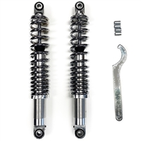 Rear Shock Absorber Set - 380mm BMW Bobber Tail - Aluminum / IKON