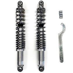 Rear Shock Absorber Set - 380mm BMW Bobber Tail - Aluminum / IKON