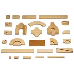 Unit Blocks Set (Junior - 220 Pieces/21 Shapes)