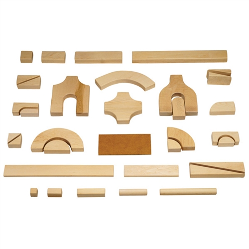 Unit Blocks Set (Starter Set - 86 Pieces/14 Shapes)