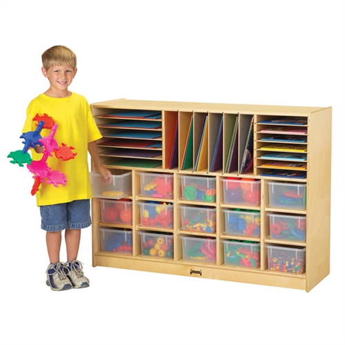 Sectional Cubbie-Tray Mobile Unit