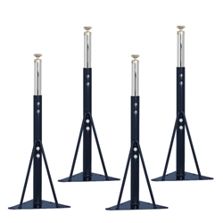 Standard Swivel Glide Legs for Activity Tables, 4-Pack - Navy