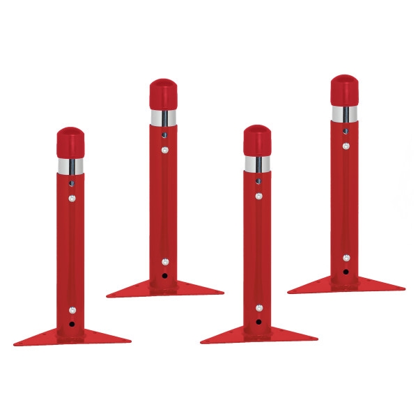 Chunky Legs for Activity Tables, 4-Pack - Red