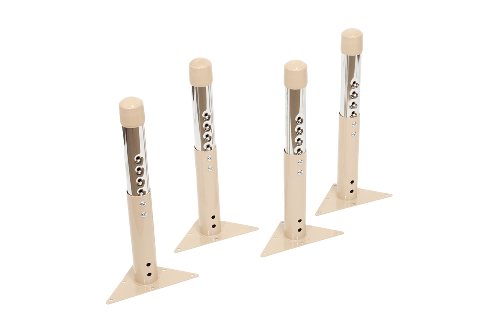Adjustable Legs for Activity Tables, 4-Pack - Sand