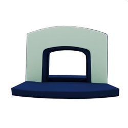 SoftScape Curved Top Tunnel Climber, 3-Piece Set - Eclipse/Aloe