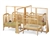 See-Thru Quad Crib And Space Divider