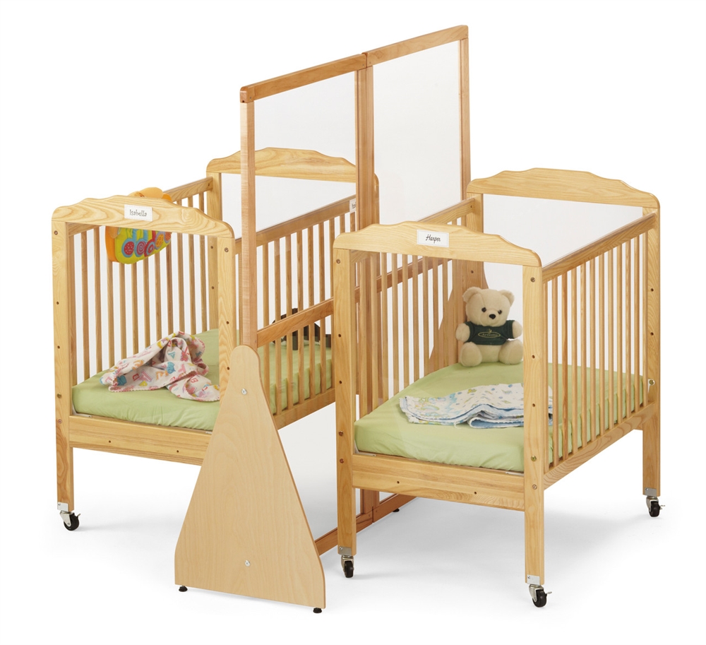 See-Thru Large Crib And Space Divider