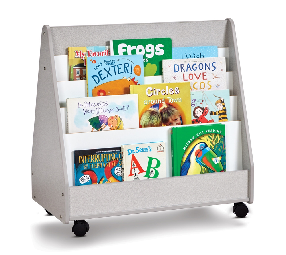 Rainbow Accents Double Sided Pick-A-Book Stands - Gray/Gray