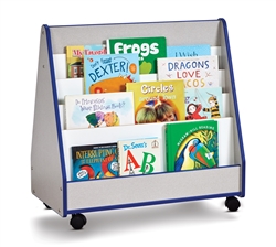 Rainbow Accents Double Sided Pick-A-Book Stands - Gray/Blue