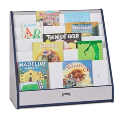 Rainbow Accents Flushback Pick-A-Book Stand - Gray/Navy