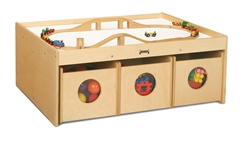 Activity Table - With 6 See-N-Wheel Bins