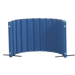 Sound Sponge Quiet Dividers 30"H x 6'L - Blueberry