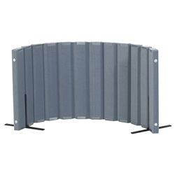 Quiet Divider® with Sound Sponge® 30" x 6' Wall – Slate Blue