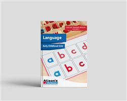 Teacher Training Manual:Language Manual 2 with Curriculum Materials (3-6): Early Childhood Lessons and Presentations