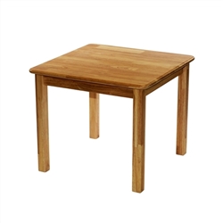 Square Table (24"L x 24"W) (Rubberwood)