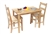 Rectangular Table (24"l x 36"w)  (Rubberwood)