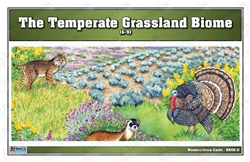 Temperate Grassland Biome Nomenclature Cards (6-9) (Printed)