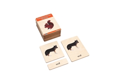 Temperate Forest Animals Wooden Nomenclature Cards (3-6) (Printed)