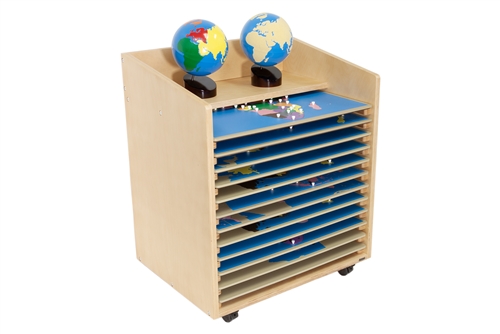 Map set with Cabinet (Premium Quality)