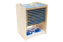 Map Set with Cabinet