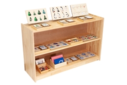 Solid Rubberwood Shelf (48" x 14" x 29")
