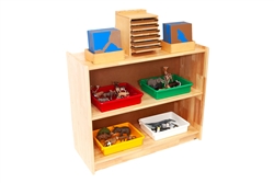 Small Rubberwood Shelf w/ Back